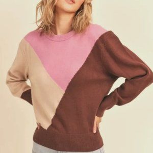 Geometric Crewneck Sweater